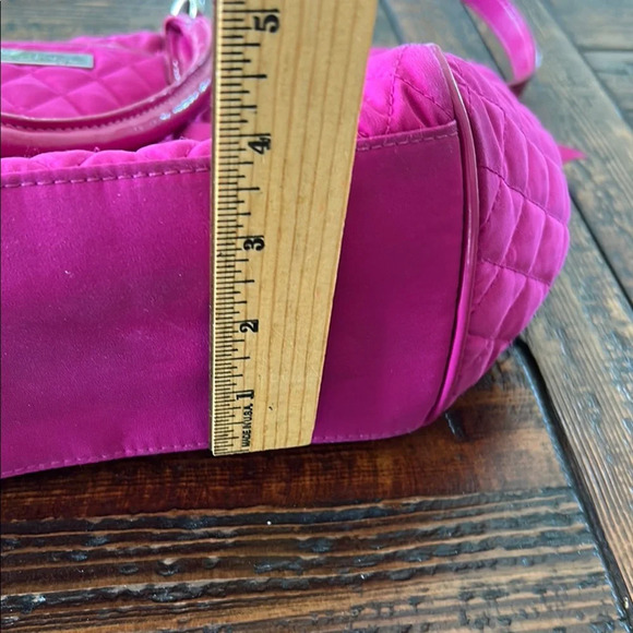 Vera Bradley Pink Quilted Shoulder Bag with Plush Design - Picture 3 of 12